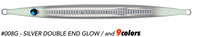 #008G SILVER DOUBLE END GLOW
